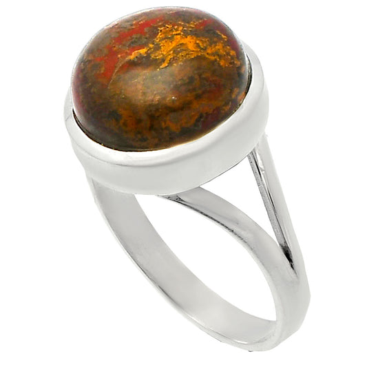 Natural Rare Cady Mountain Agate Ring size-9 R-1005 SDR230571