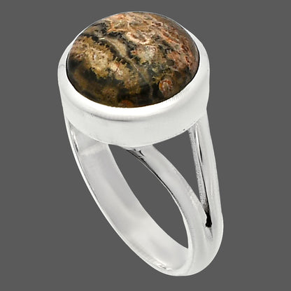 Natural Leopard Skin Jasper Ring size-7 R-1005 SDR230574