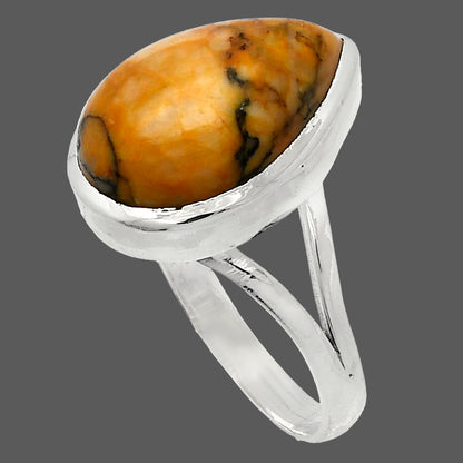 Natural Honey Dendritic Opal Ring size-9.5 R-1005 SDR230605