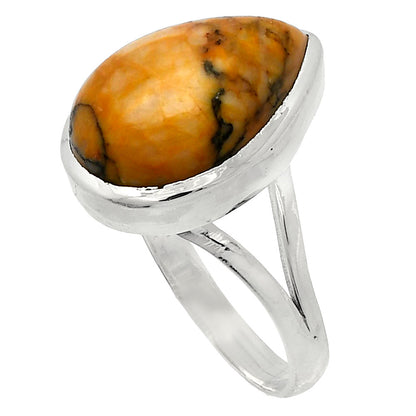 Natural Honey Dendritic Opal Ring size-9.5 R-1005 SDR230605