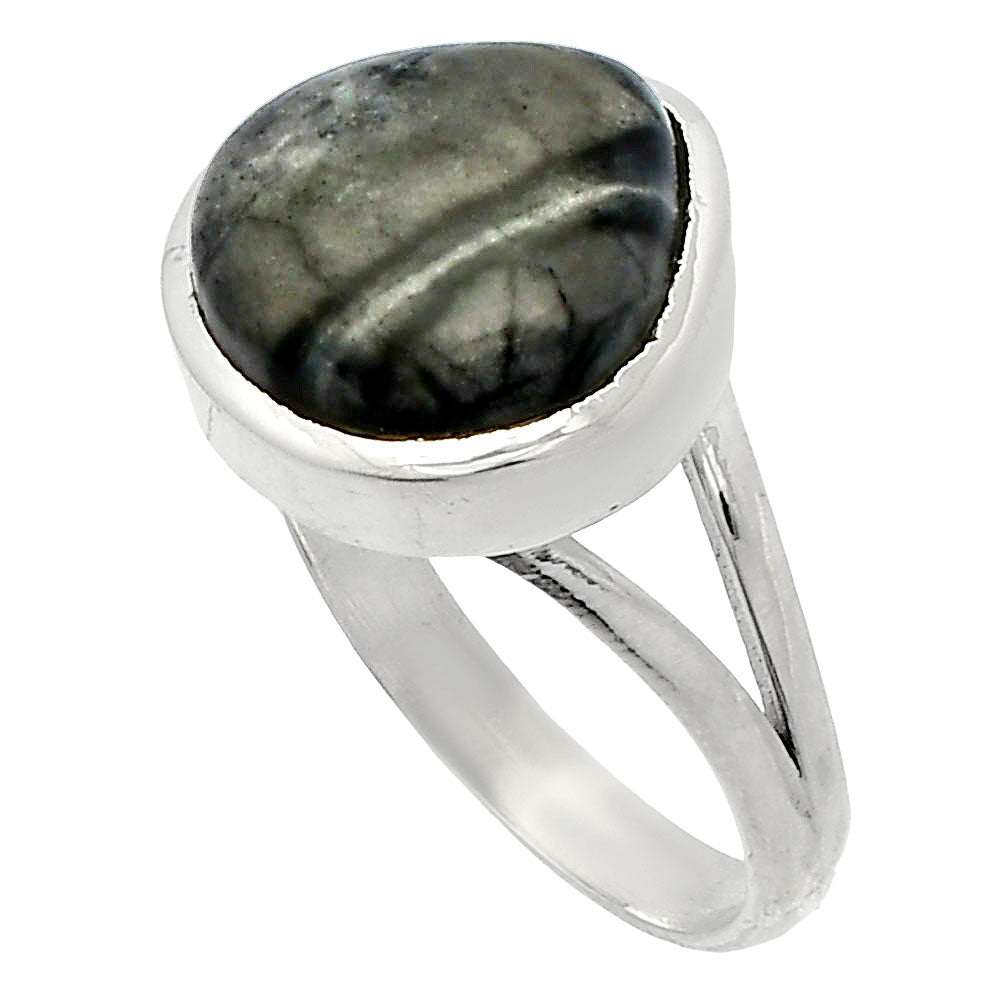 Natural Picasso Jasper Ring size-9 R-1005 SDR230611