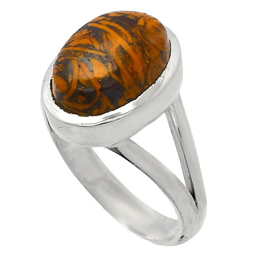 Coquina Fossil Jasper - India Ring size-6.5 R-1005 SDR230686