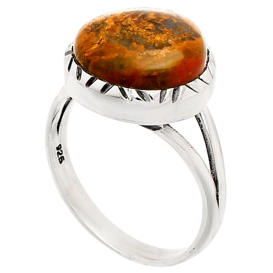 Natural Rare Cady Mountain Agate Ring size-9 R-1074 SDR230694