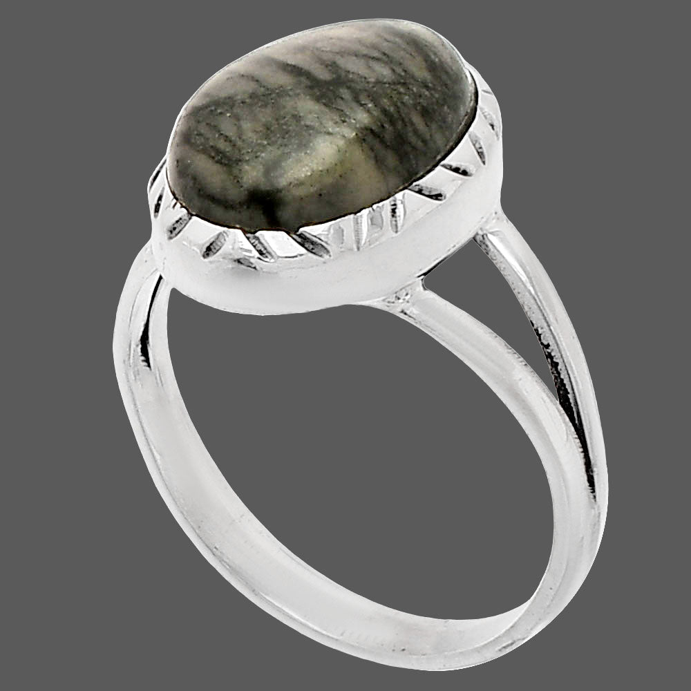 Natural Picasso Jasper Ring size-9 R-1074 SDR230711