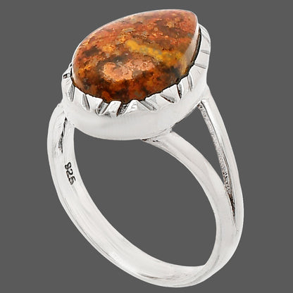 Natural Rare Cady Mountain Agate Ring size-8 R-1074 SDR230719