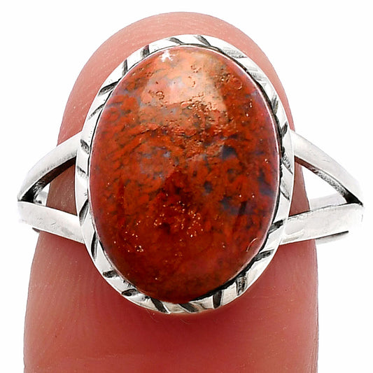 Natural Rare Cady Mountain Agate Ring size-9 R-1074 SDR230720