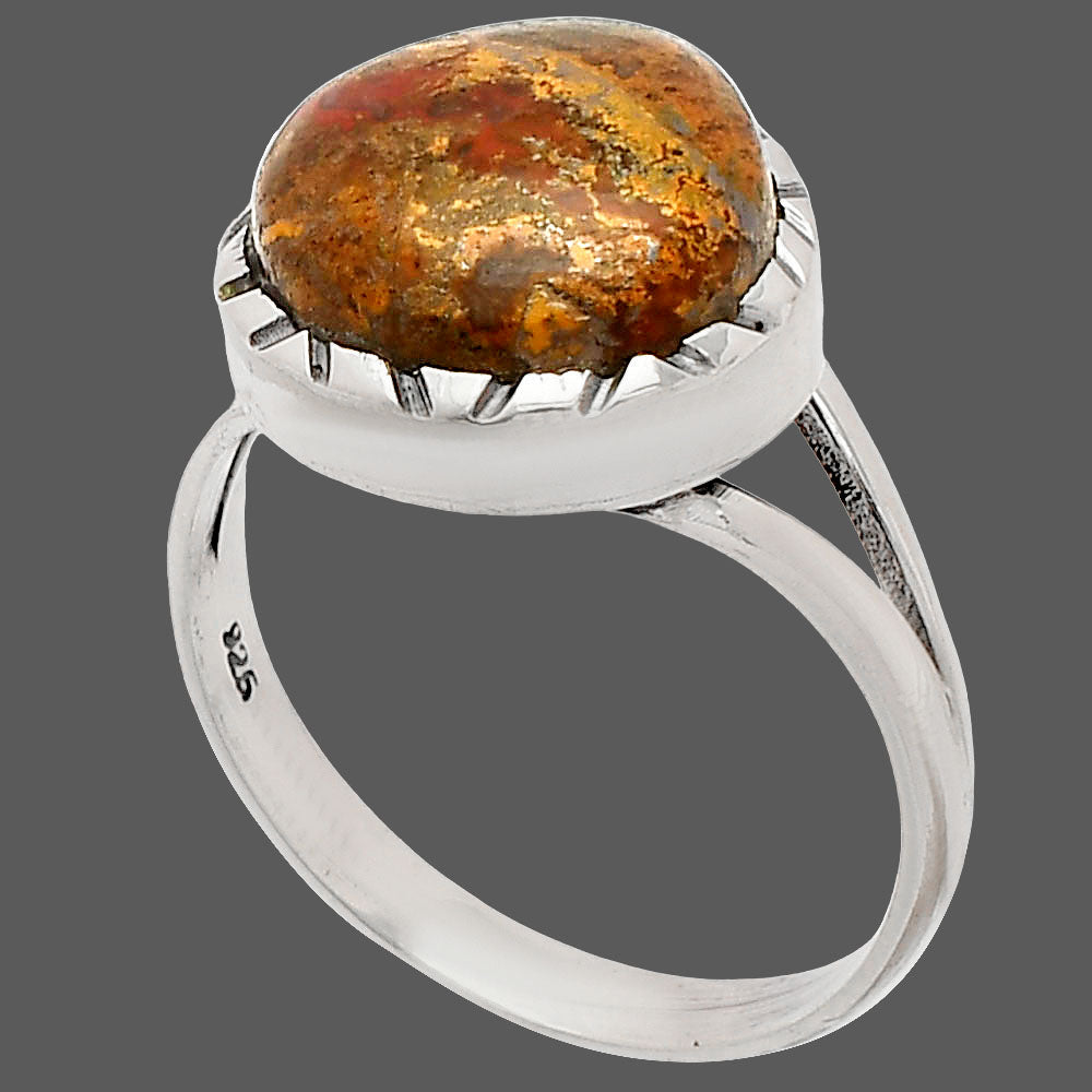 Natural Rare Cady Mountain Agate Ring size-9.5 R-1074 SDR230733