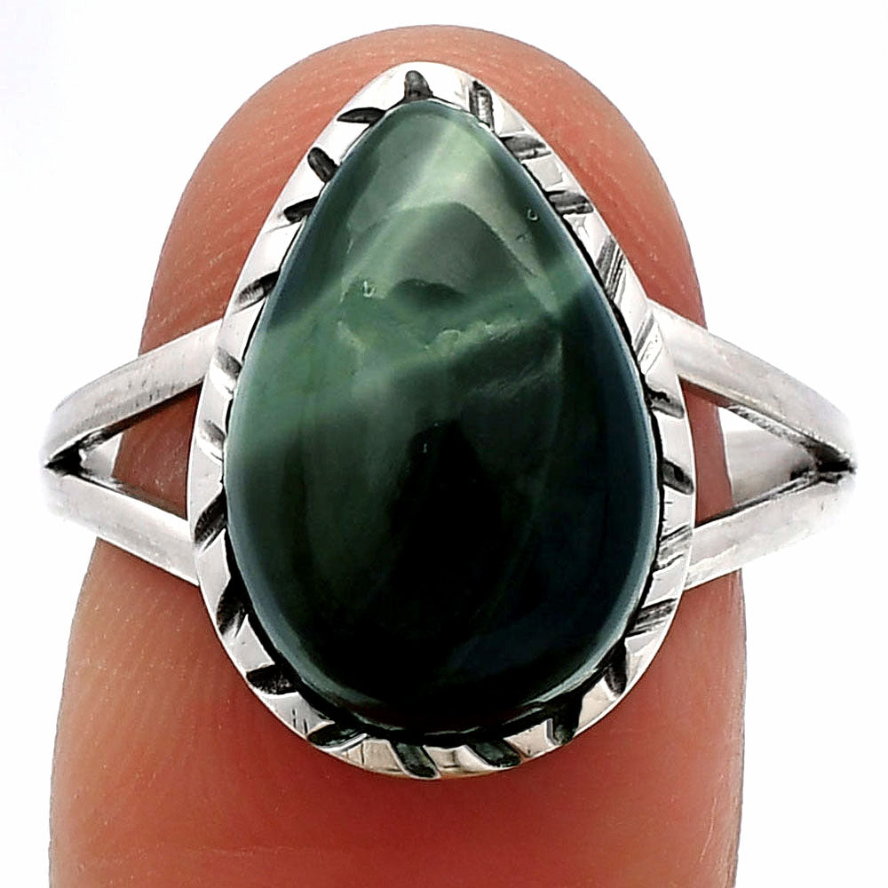 Natural Picasso Jasper Ring size-8.5 R-1074 SDR230737