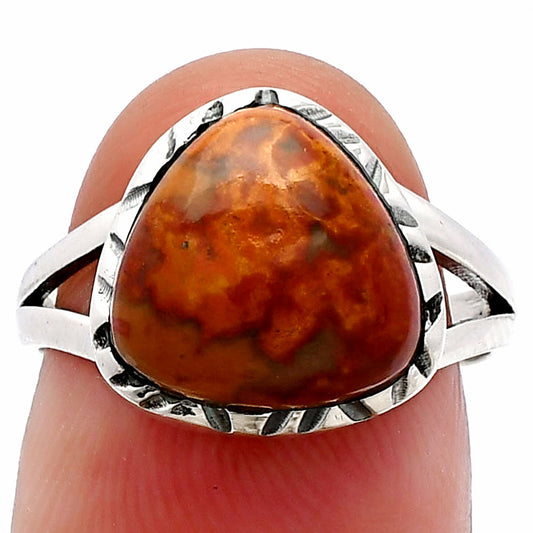 Natural Rare Cady Mountain Agate Ring size-6.5 R-1074 SDR230747