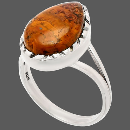 Natural Rare Cady Mountain Agate Ring size-9.5 R-1074 SDR230753