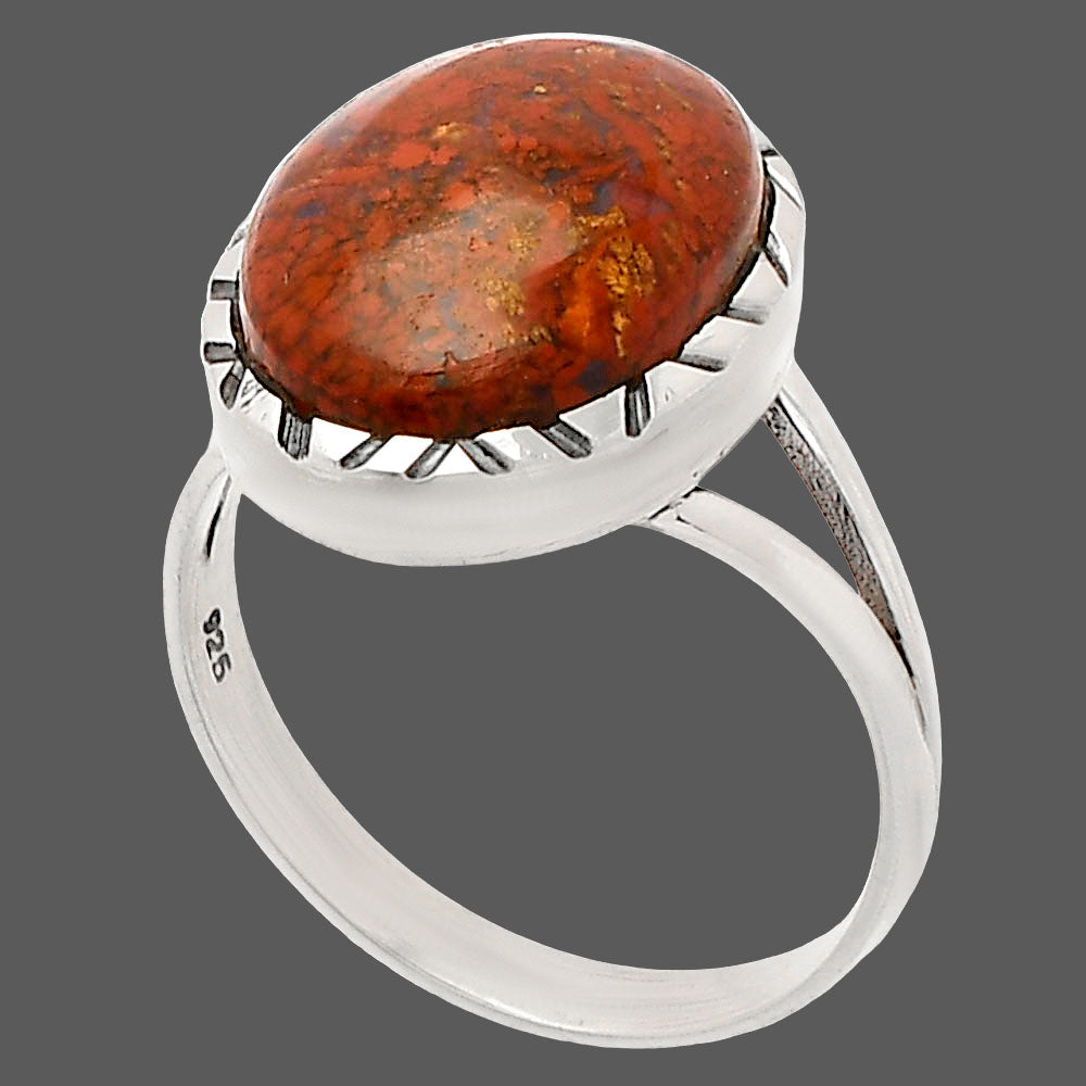Natural Rare Cady Mountain Agate Ring size-9.5 R-1074 SDR230758