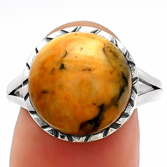 Natural Honey Dendritic Opal Ring size-9.5 R-1074 SDR230760