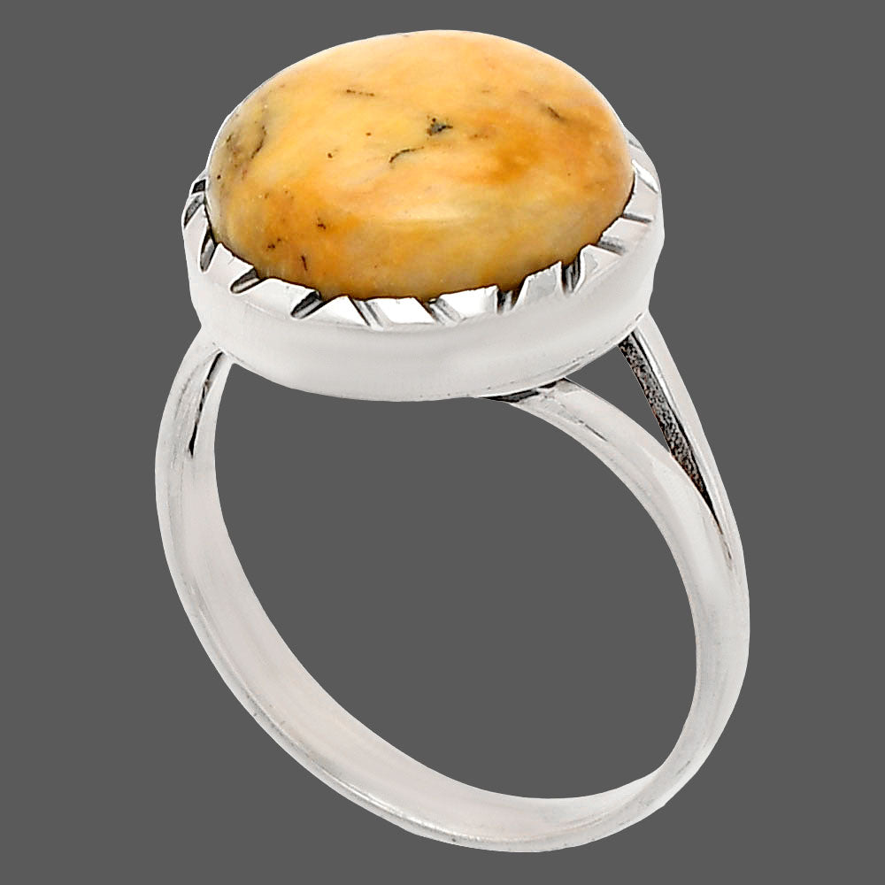 Natural Honey Dendritic Opal Ring size-9.5 R-1074 SDR230760