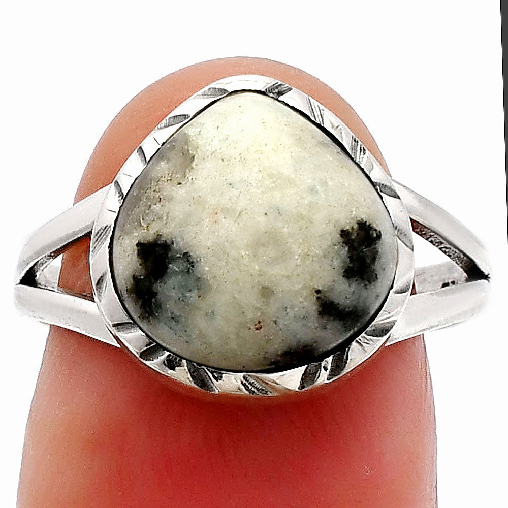 Natural Sesame Jasper Ring size-8 R-1074 SDR230772