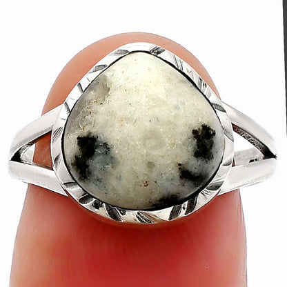 Natural Sesame Jasper Ring size-8 R-1074 SDR230772
