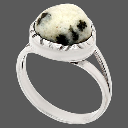 Natural Sesame Jasper Ring size-8 R-1074 SDR230772