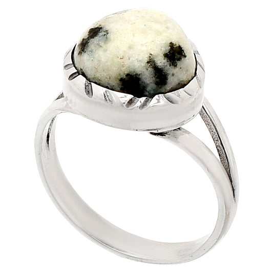 Natural Sesame Jasper Ring size-8 R-1074 SDR230772