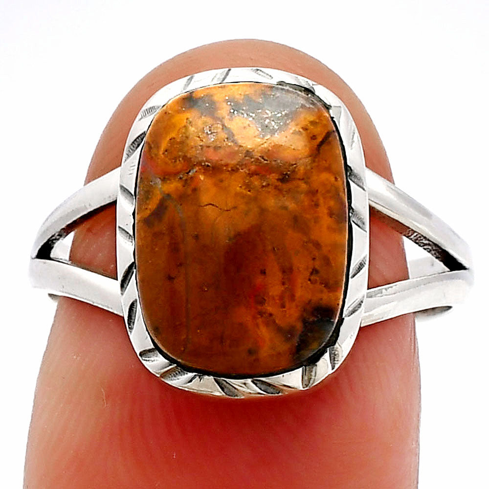 Natural Rare Cady Mountain Agate Ring size-8 R-1074 SDR230775