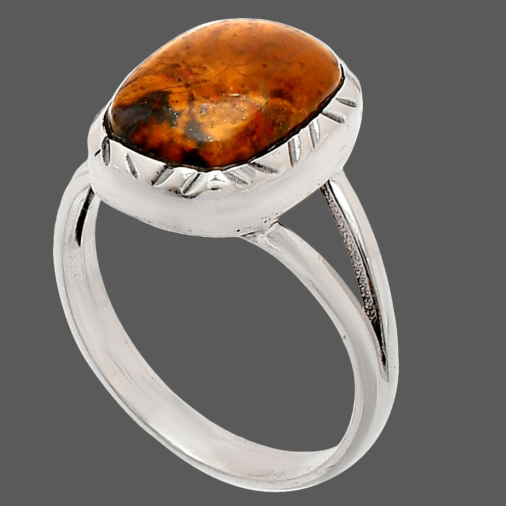 Natural Rare Cady Mountain Agate Ring size-8 R-1074 SDR230775