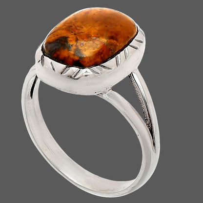 Natural Rare Cady Mountain Agate Ring size-8 R-1074 SDR230775