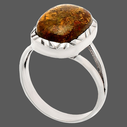 Natural Rare Cady Mountain Agate Ring size-8 R-1074 SDR230785