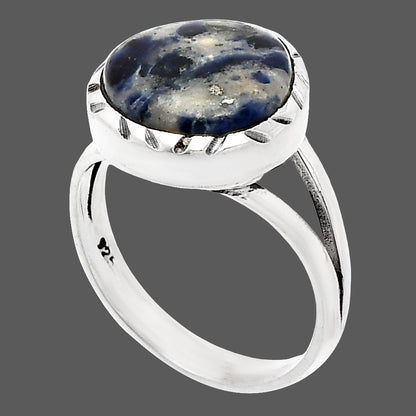 Natural Sodalite Ring size-7 R-1074 SDR230787
