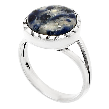 Natural Sodalite Ring size-7 R-1074 SDR230787