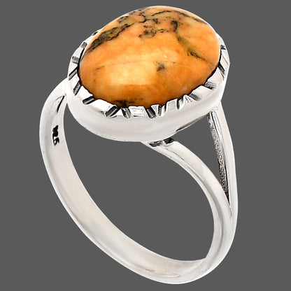 Natural Honey Dendritic Opal Ring size-9.5 R-1074 SDR230842