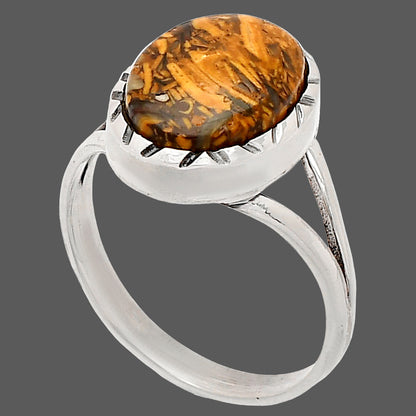 Coquina Fossil Jasper - India Ring size-9.5 R-1074 SDR230844