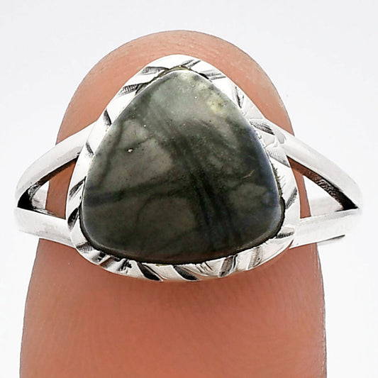 Natural Picasso Jasper Ring size-8 R-1074 SDR230866