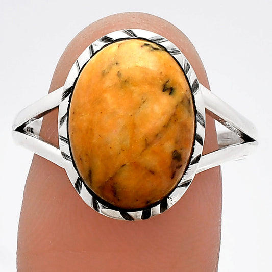 Natural Honey Dendritic Opal Ring size-9.5 R-1074 SDR230876