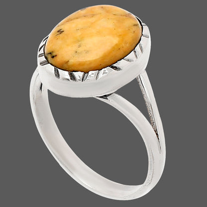 Natural Honey Dendritic Opal Ring size-9.5 R-1074 SDR230876