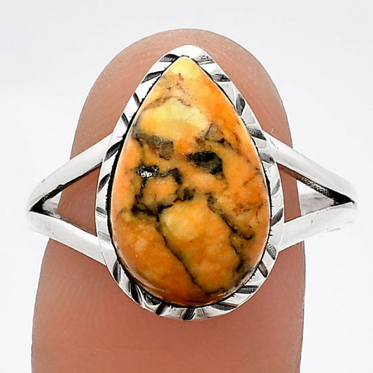 Natural Honey Dendritic Opal Ring size-9.5 R-1074 SDR230881