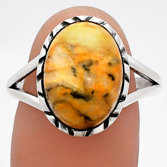 Natural Honey Dendritic Opal Ring size-9.5 R-1074 SDR230893
