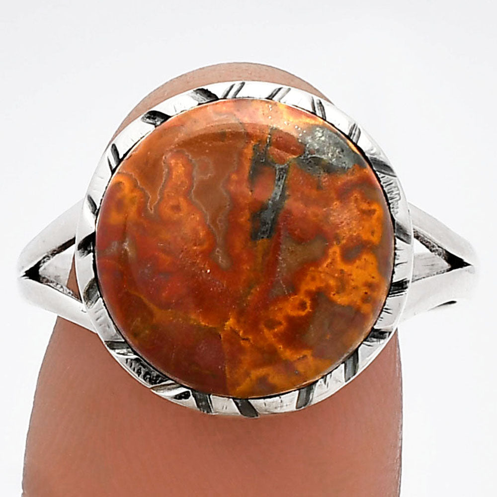 Natural Rare Cady Mountain Agate Ring size-9.5 R-1074 SDR230899