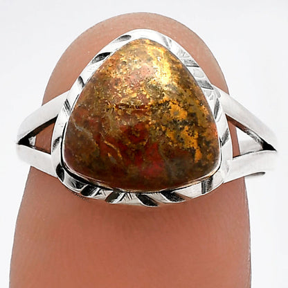 Natural Rare Cady Mountain Agate Ring size-7 R-1074 SDR230919