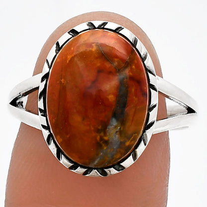 Natural Rare Cady Mountain Agate Ring size-9 R-1074 SDR230971