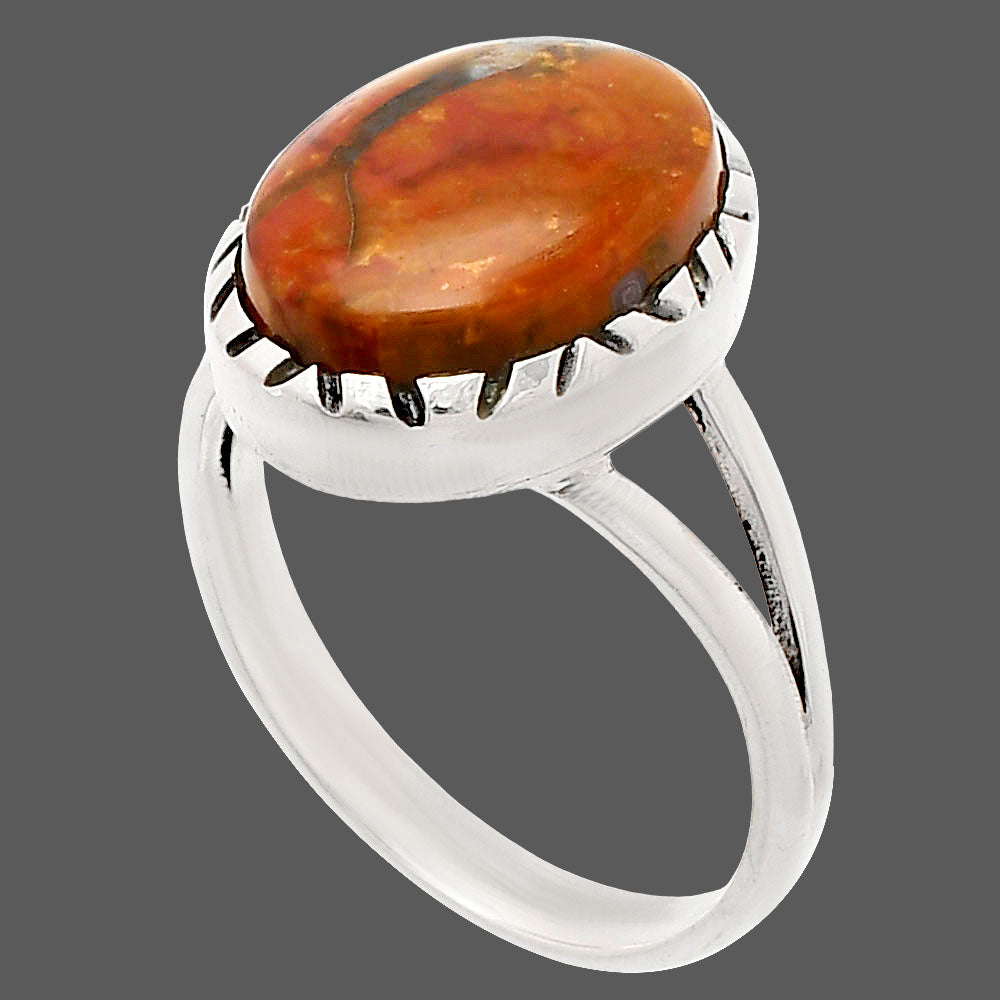 Natural Rare Cady Mountain Agate Ring size-9 R-1074 SDR230971