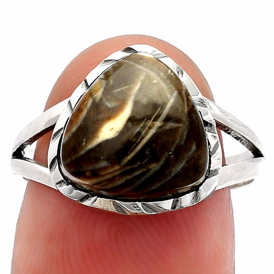 Natural Stick Agate Ring size-8 R-1074 SDR230995