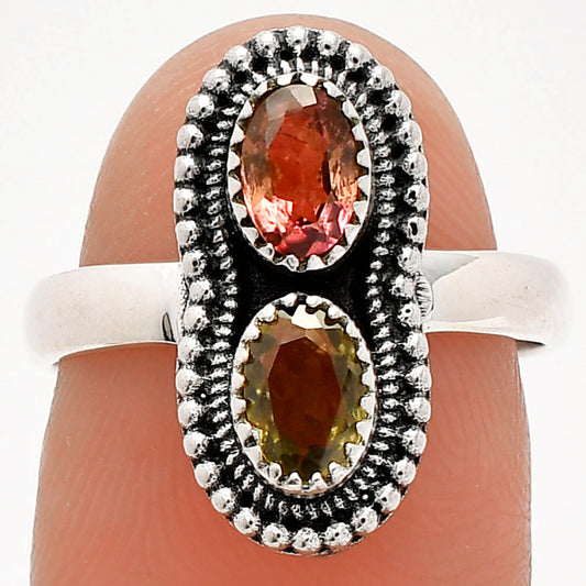 Natural Multi Tourmaline Ring size-7 R-1386 SDR231253