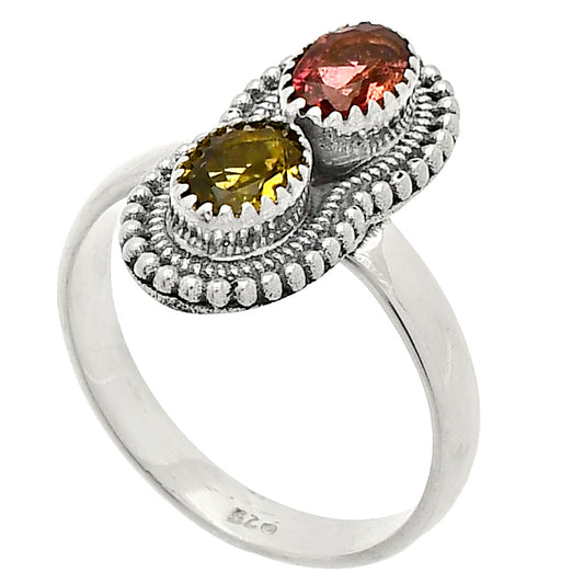 Natural Multi Tourmaline Ring size-7 R-1386 SDR231253