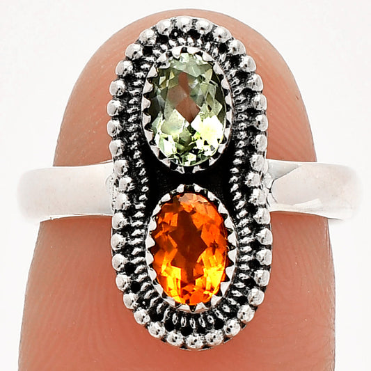 Natural Multi Tourmaline Ring size-7 R-1386 SDR231255