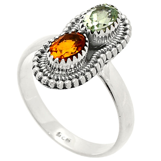 Natural Multi Tourmaline Ring size-7 R-1386 SDR231255