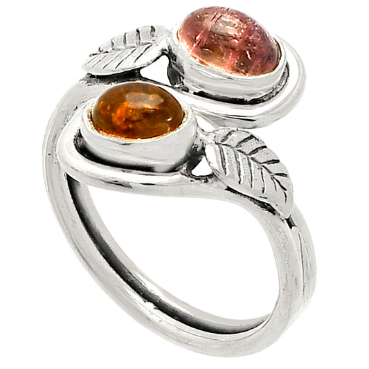 Natural Multi Tourmaline Ring size-6 R-1483 SDR231330