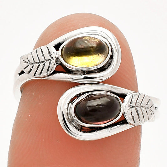 Natural Multi Tourmaline Ring size-7 R-1483 SDR231331