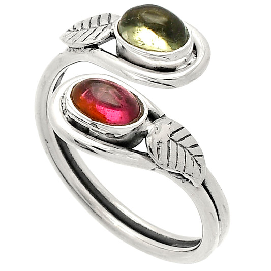 Natural Multi Tourmaline Ring size-8 R-1483 SDR231344