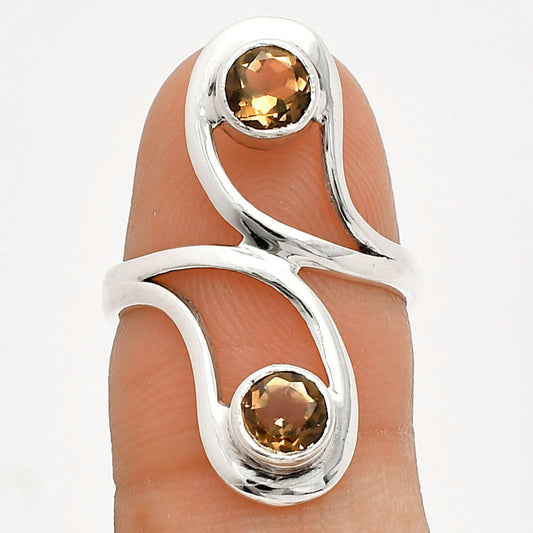 Natural Smoky Quartz - Brazil Ring size-6 R-1723 SDR231406