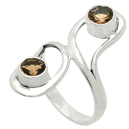 Natural Smoky Quartz - Brazil Ring size-6 R-1723 SDR231406