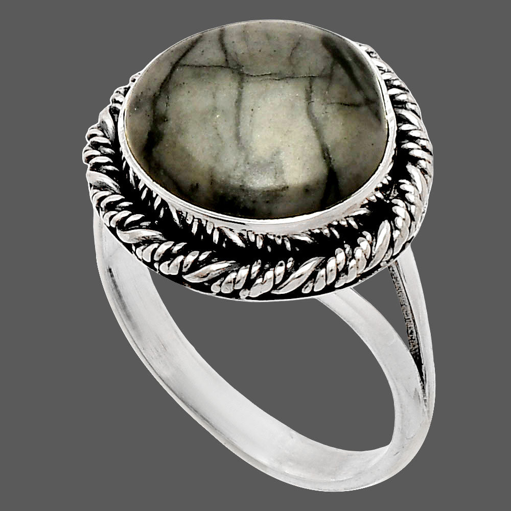Natural Picasso Jasper Ring size-9 R-1014 SDR231520