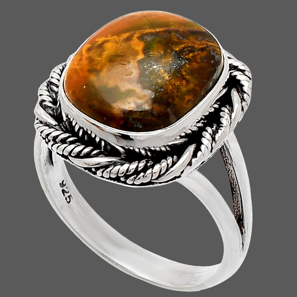 Natural Rare Cady Mountain Agate Ring size-7 R-1014 SDR231528